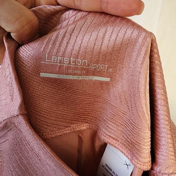 Lanston x Revolve biker shorts Mauve Pink high-waisted Athleisure Size S NWT - Picture 5 of 12